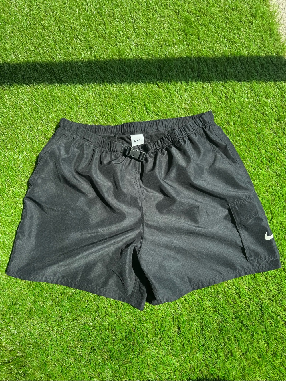 Nike Black Performance Training Shorts with Swoosh